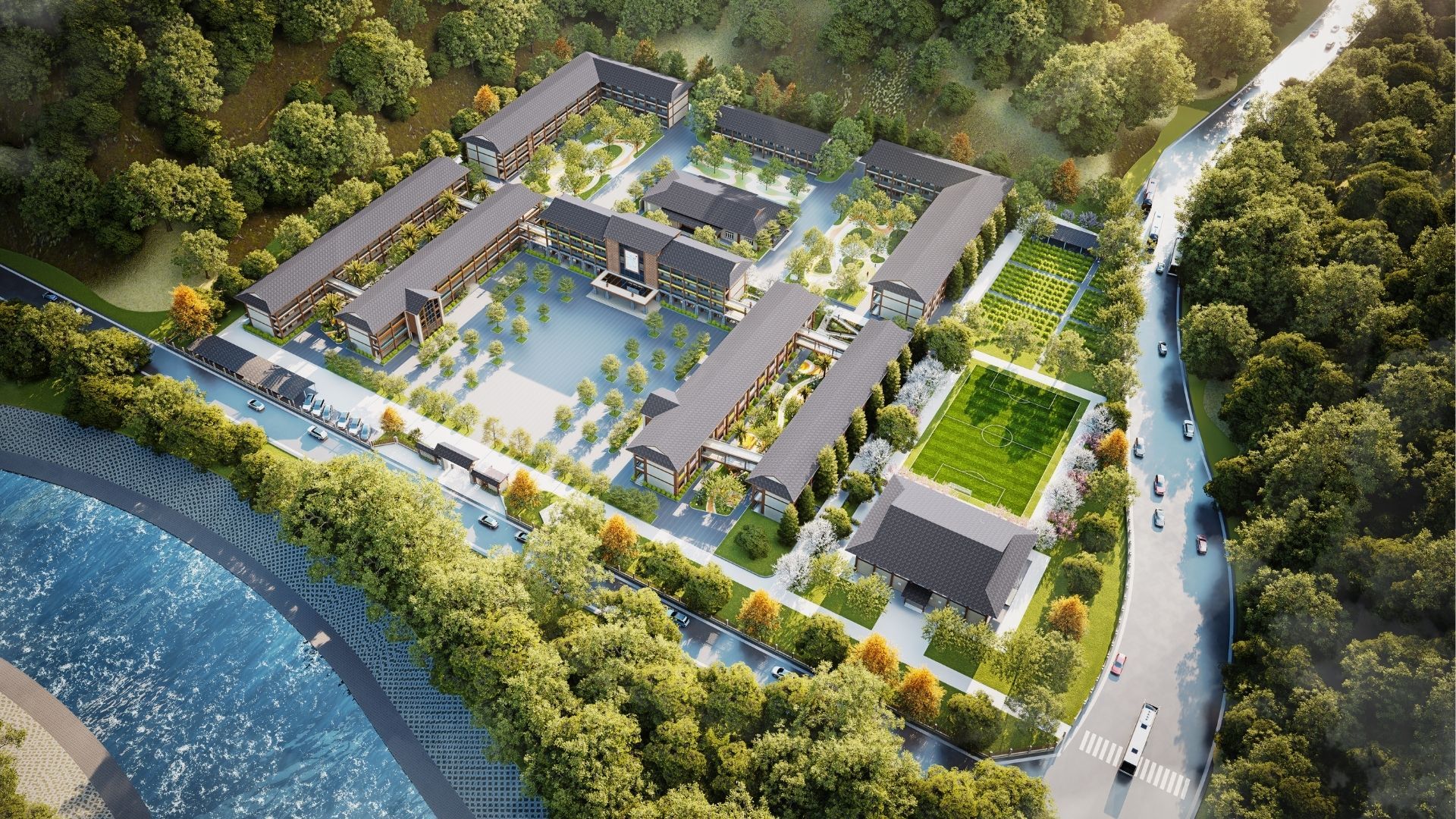 DỰ ÁN TRƯỜNG PHỔ THÔNG NỘI TRÚ LIÊN CẤP TIỂU HỌC & THCS THANH THỦY