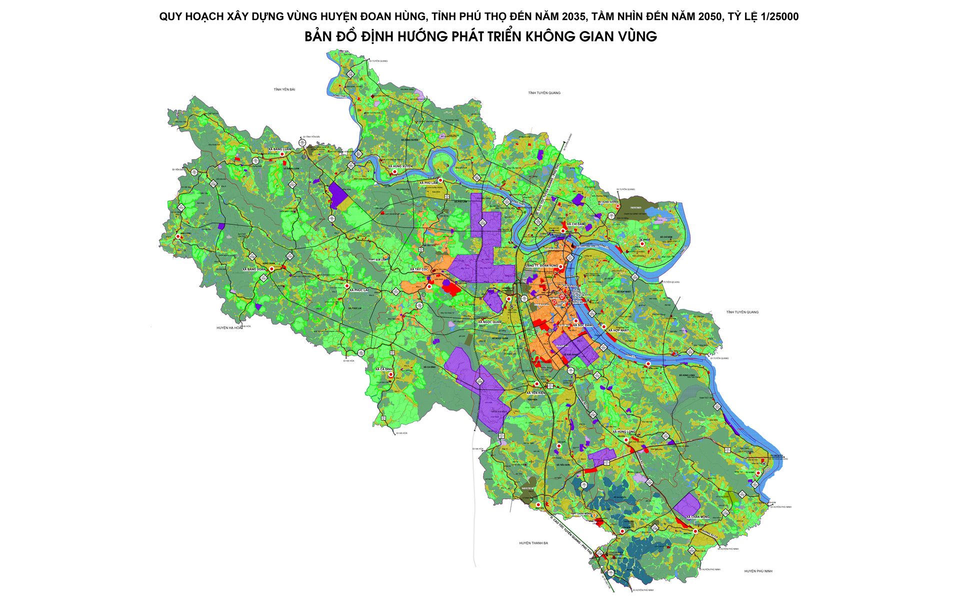 Quy hoạch xây dựng vùng huyện Đoan Hùng, tỉnh Phú Thọ 
